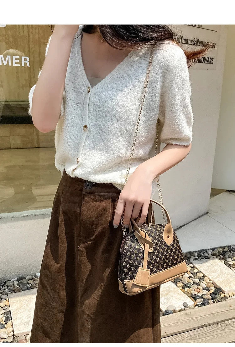 Womens Fashion Hand Bag Luxury Travel High End Premium Style Carry Zipper Bag