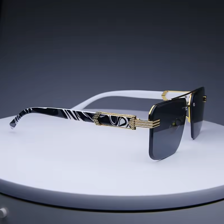 Luxury Premium Style Sunglasses Framless Hardened Lense Sunglasses