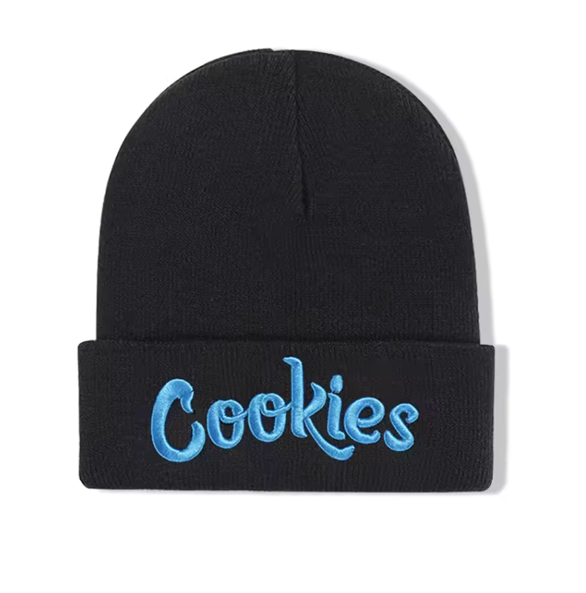 Cookies Fleece Beanie Breathable Soft And Warm Knit Trendy Fashion Hat