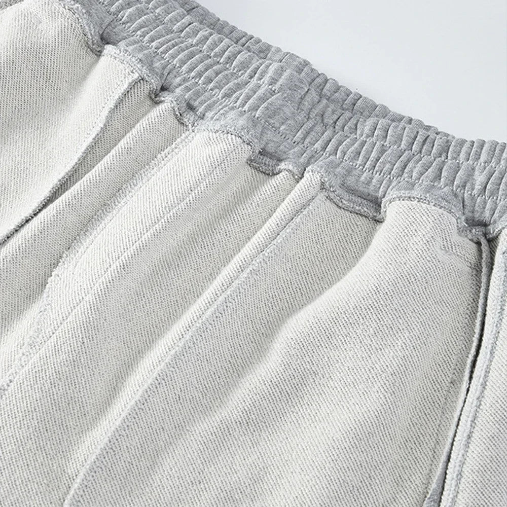 Casual Mens Drawstring Shorts Polyester Cotton Blend Fast Drying Light Weight