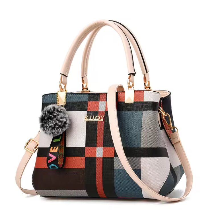 Womens Purse Lucury Fashion Multi Color Hand Bag With Adjustable Shoulder Strap