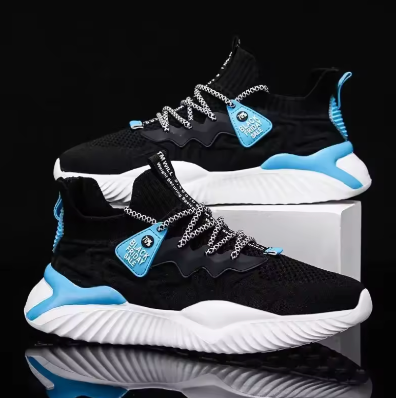 Mens High Fashion And Performance Athletic Tennis Shoes Tag Emblem Comfort Fit