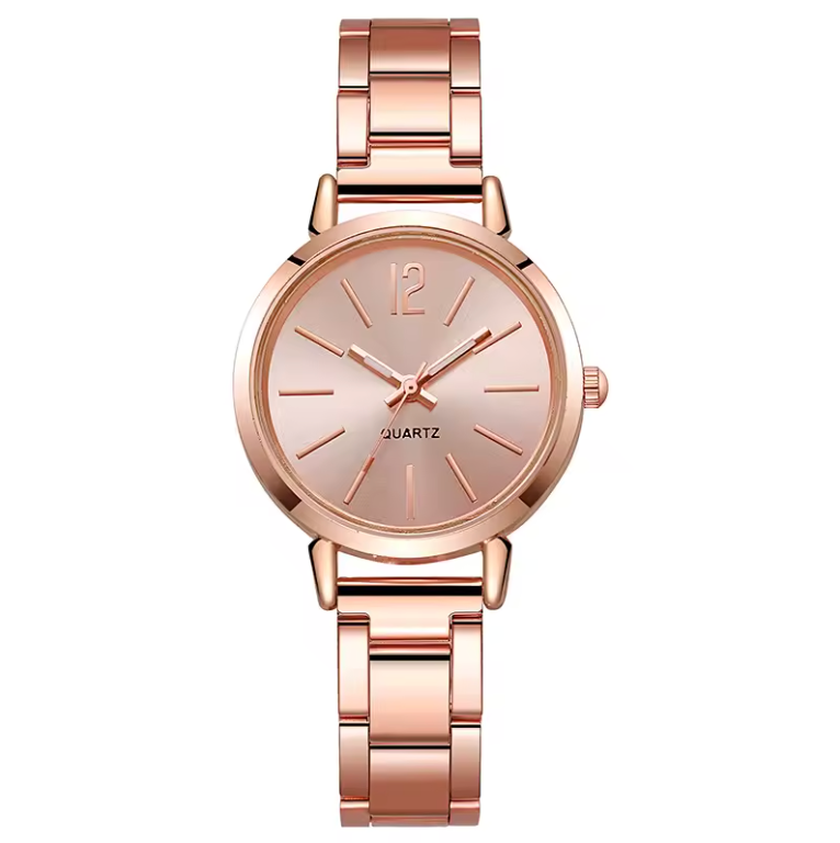 20cm Stainless Steel Womens Style Casual Simple Fashion Classic Quartz Watch