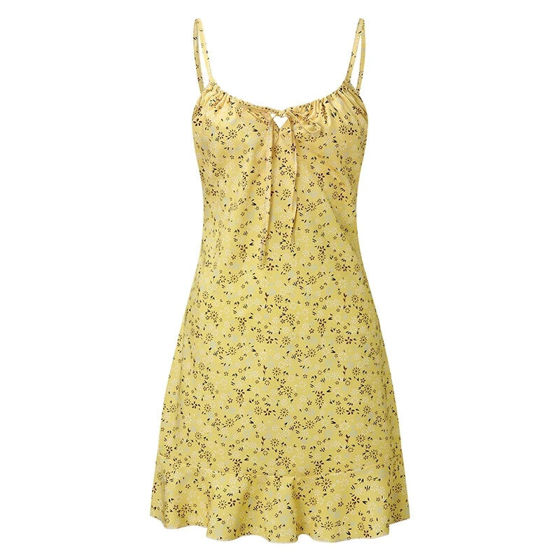 Womens Camisole Sun Dress Casual Beautiful Fabric Dress