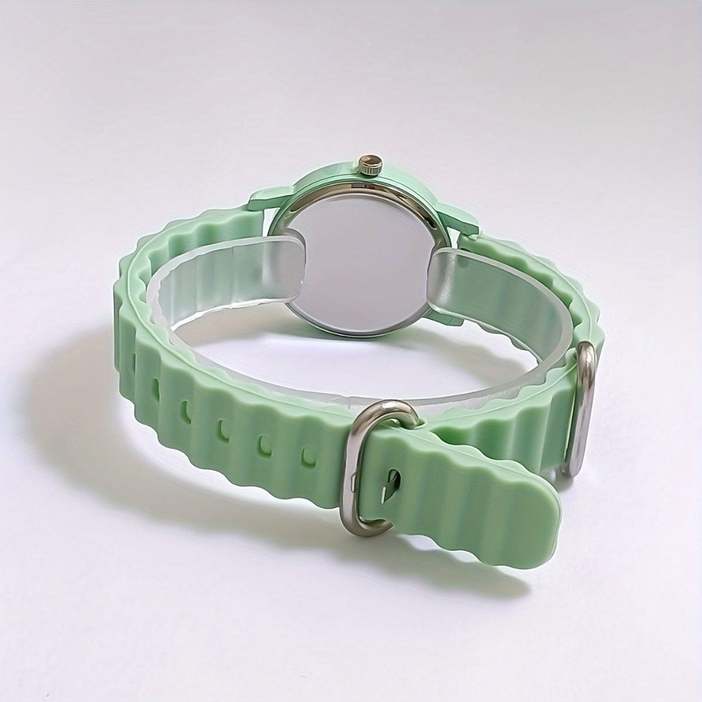 Womens Style Simple Fashion Silicone Elegant Ladies Quartz Watch