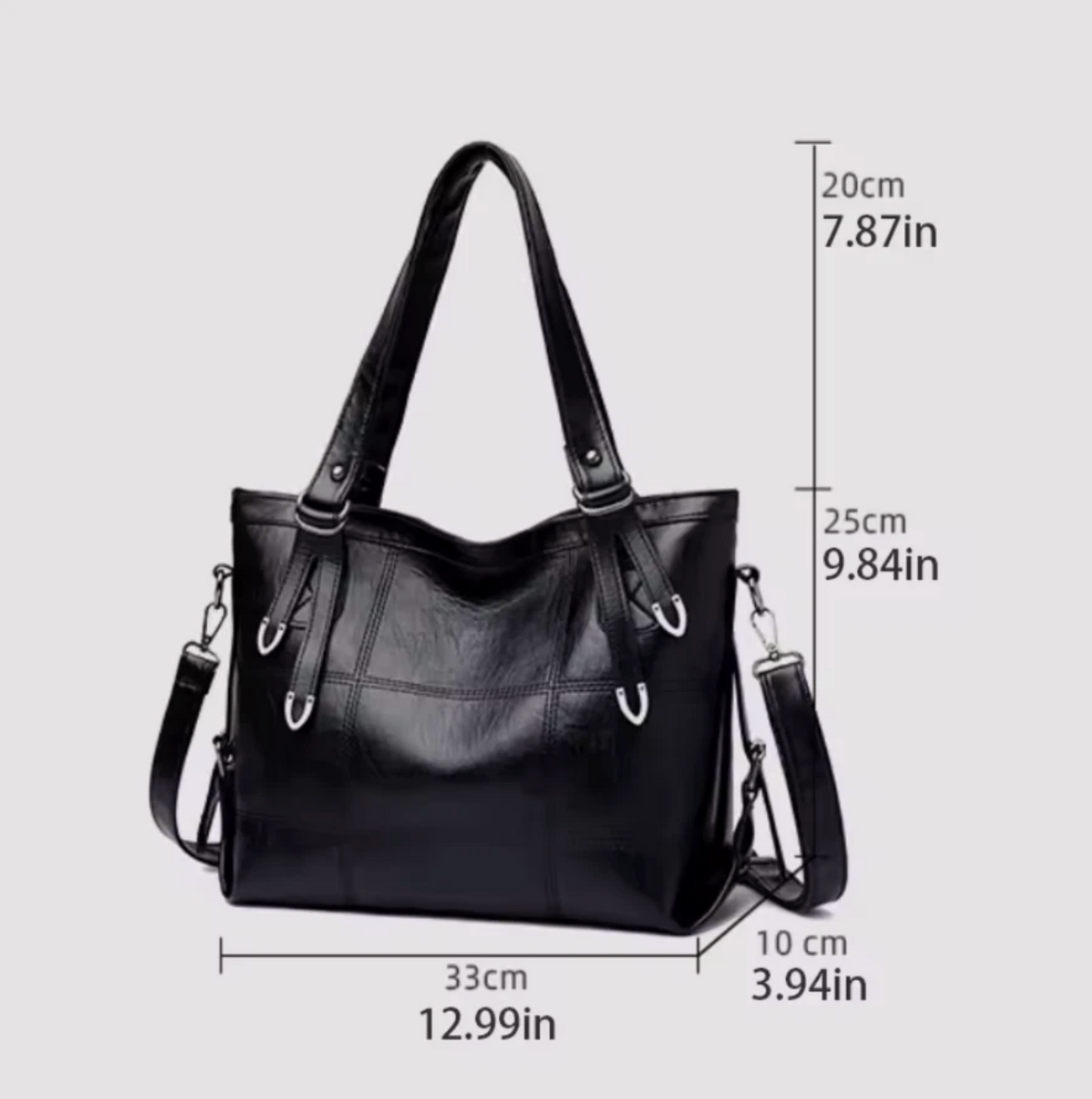 Womens Luxury Hand Bag Travel Purse Red Or Black