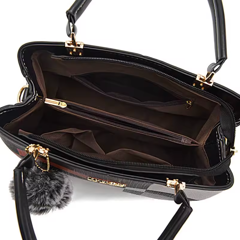 Womens Purse Lucury Fashion Multi Color Hand Bag With Adjustable Shoulder Strap
