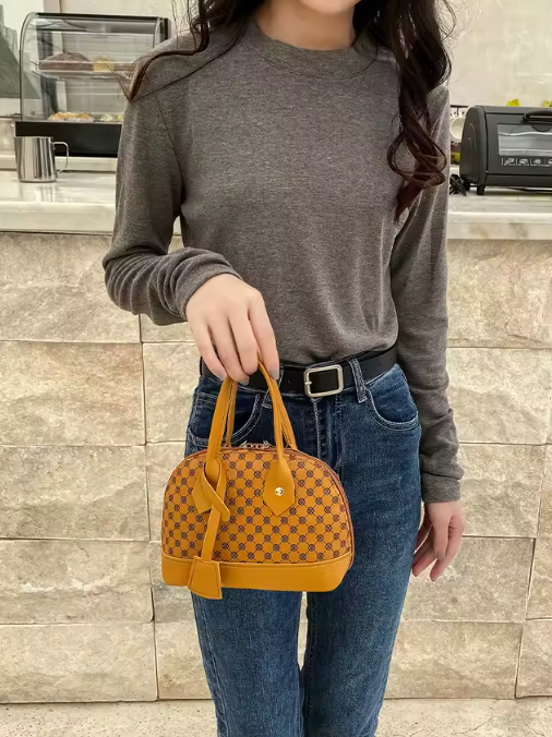 Womens Fashion Hand Bag Luxury Travel High End Premium Style Carry Zipper Bag