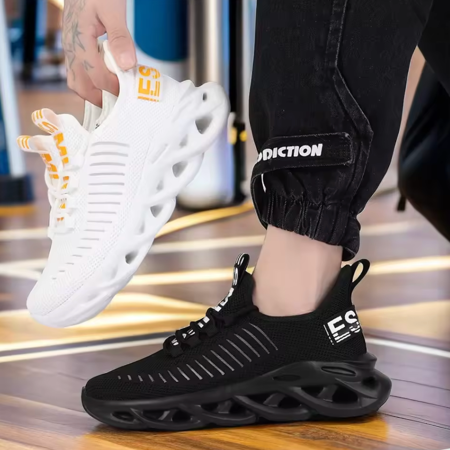Mens Outdoor High Rise Extra Bounce and Comfort Tennis Shoes