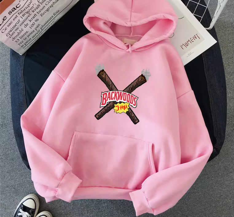 Unisex Hoodie Backwoods Natural Cigar Logo Warm Pullover Sweatshirt Hoodie