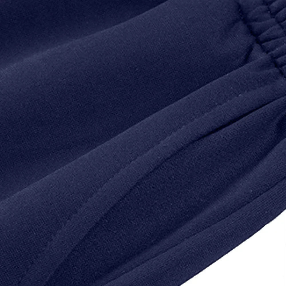 Casual Mens Drawstring Shorts Polyester Cotton Blend Fast Drying Light Weight