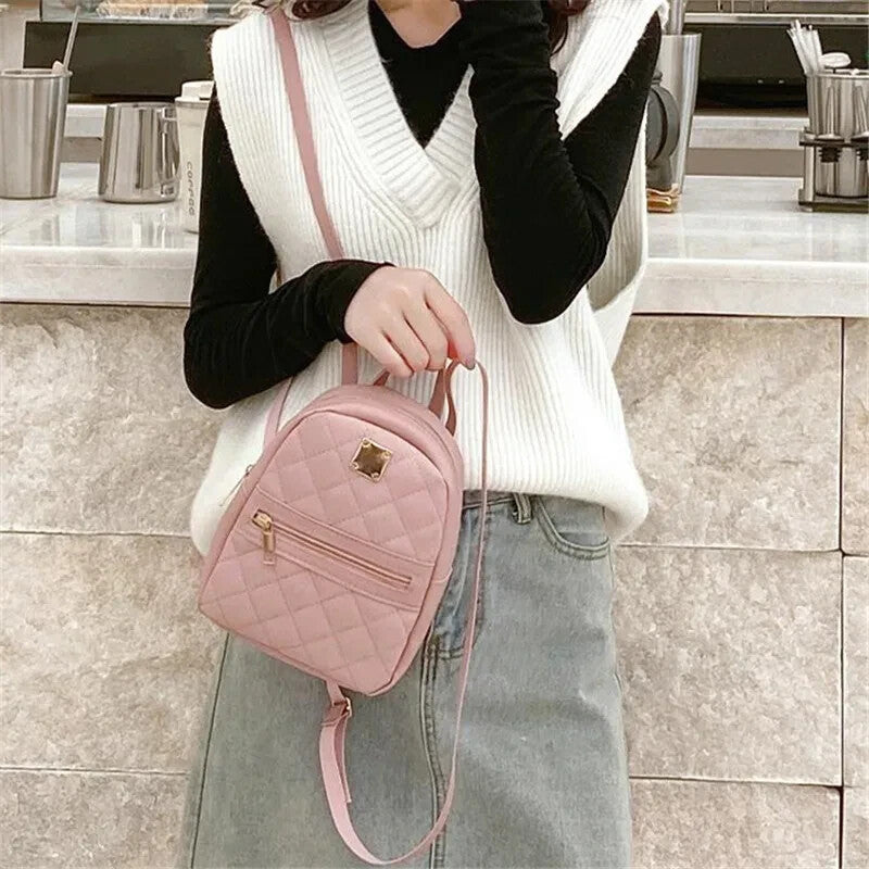 Womens Style Mini Bag Backpack Travle Size Fashion Pack