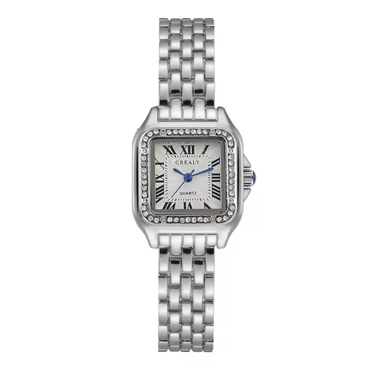 18cm Men Or Womens Luxury Stainless Steel Quartz Grealy Watch
