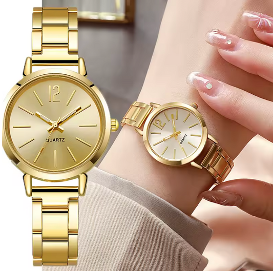 20cm Stainless Steel Womens Style Casual Simple Fashion Classic Quartz Watch