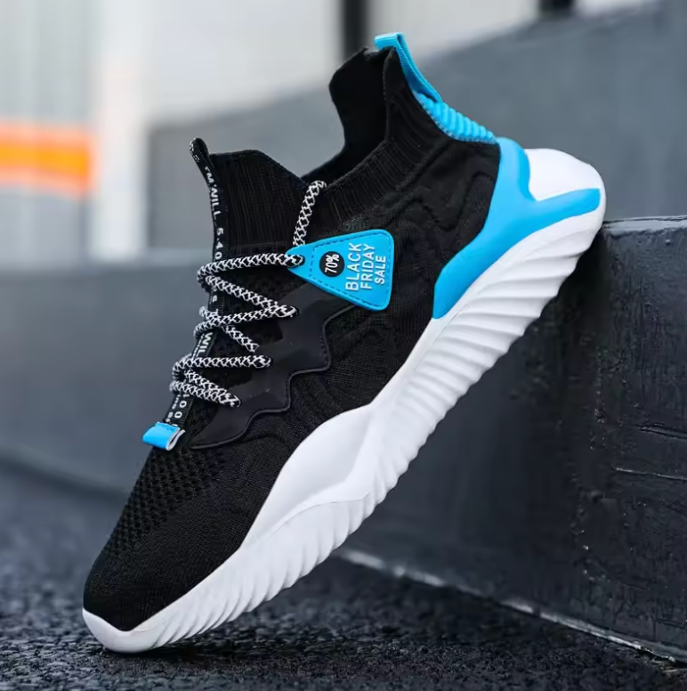 Mens High Fashion And Performance Athletic Tennis Shoes Tag Emblem Comfort Fit