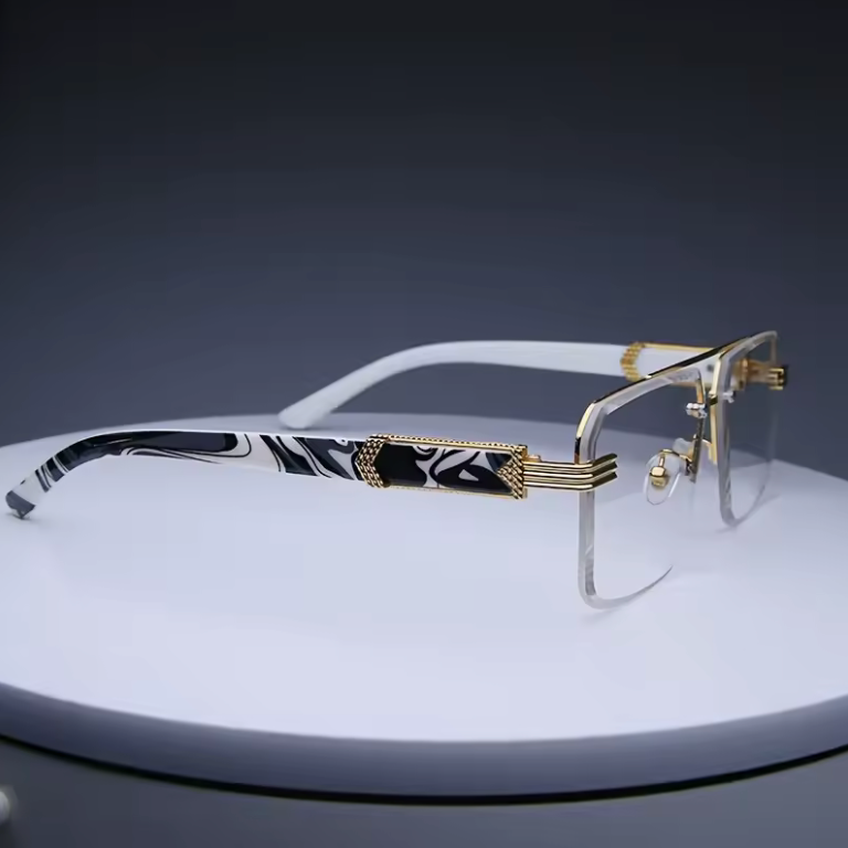 Luxury Premium Style Sunglasses Framless Hardened Lense Sunglasses