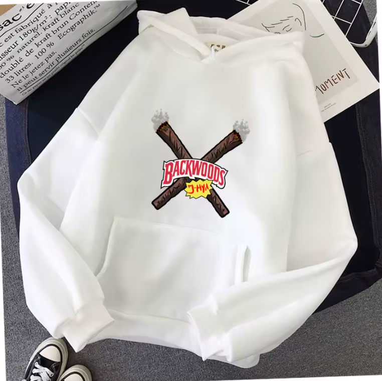 Unisex Hoodie Backwoods Natural Cigar Logo Warm Pullover Sweatshirt Hoodie