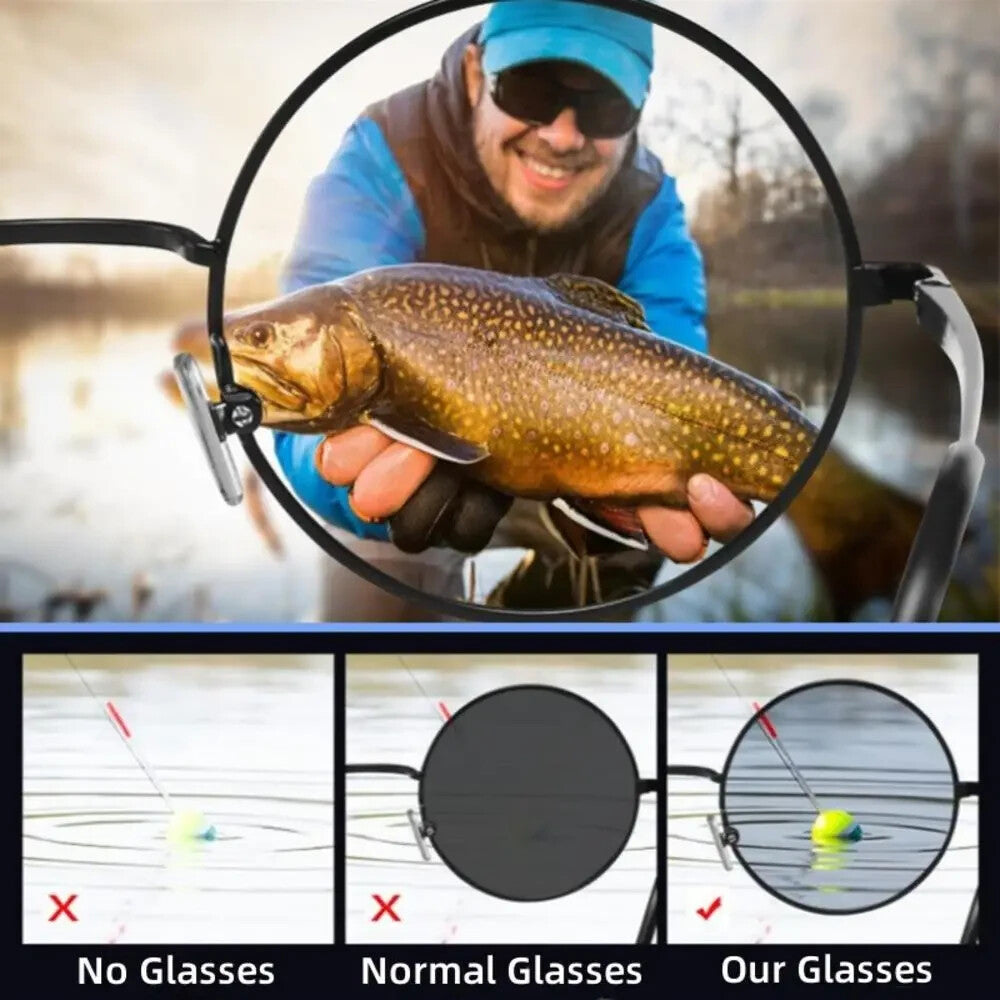 Luxury Fashion Polarized Premium Sunglasses Unisex Style Round Lens Sun Shades
