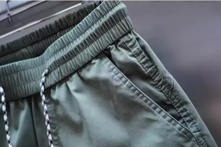 Mens Draw String Jogger Casual Athletic Pants With Scrunched Ankles
