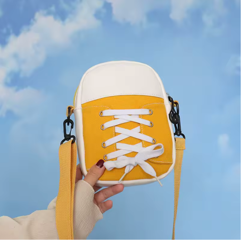 Unisex Book Bag Tennis Shoe Style Backpack Shoulder Bag