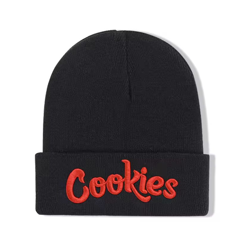 Cookies Fleece Beanie Breathable Soft And Warm Knit Trendy Fashion Hat