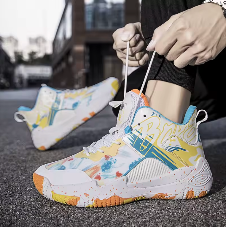 Unisex Basketball Shoes Casual Multicolor Out-Indoor High Performance Sneakers