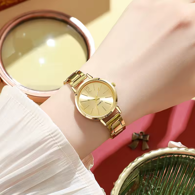 20cm Stainless Steel Womens Style Casual Simple Fashion Classic Quartz Watch