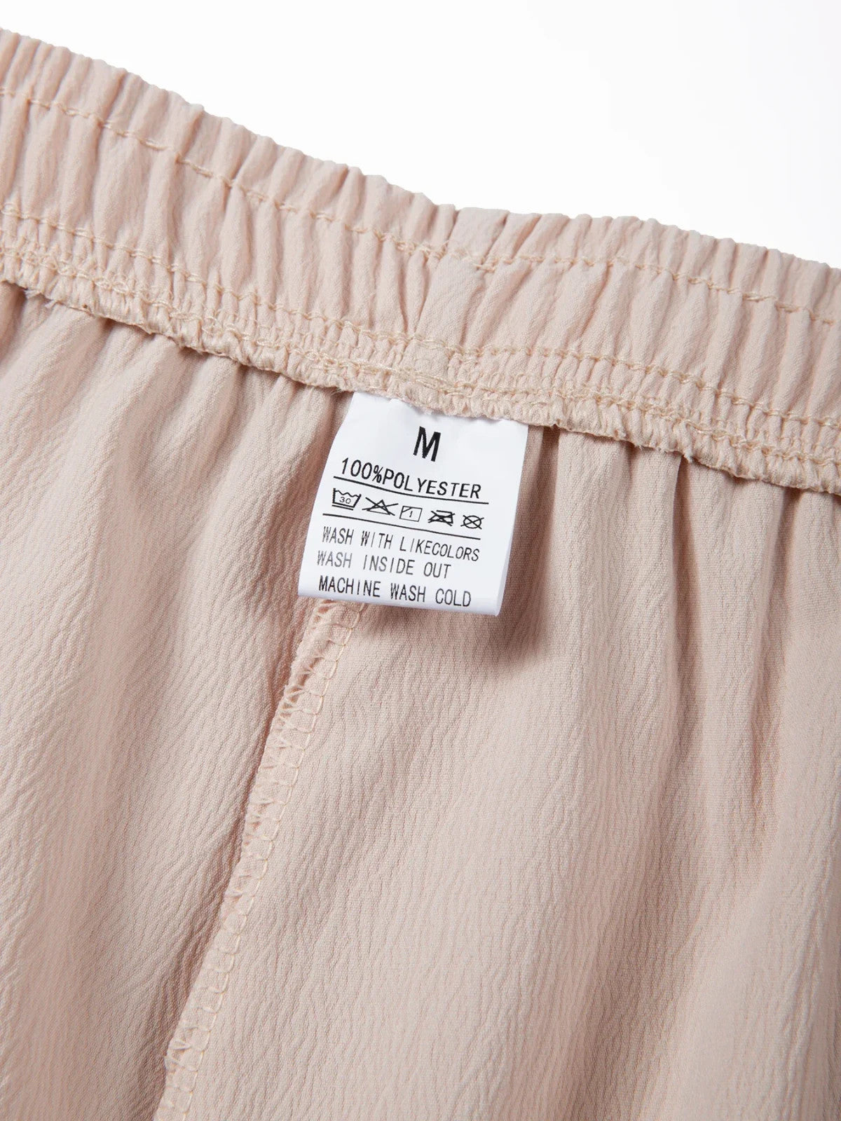 Casual Light Fitting Shorts Draw String Simple Color Classic Shorts