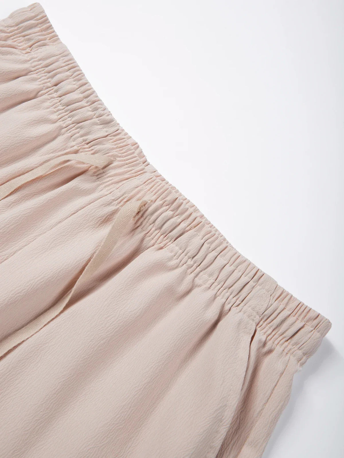 Casual Light Fitting Shorts Draw String Simple Color Classic Shorts