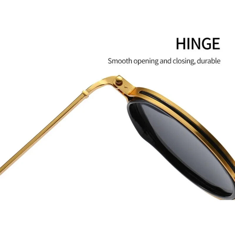 Luxury Fashion Polarized Premium Sunglasses Unisex Style Round Lens Sun Shades