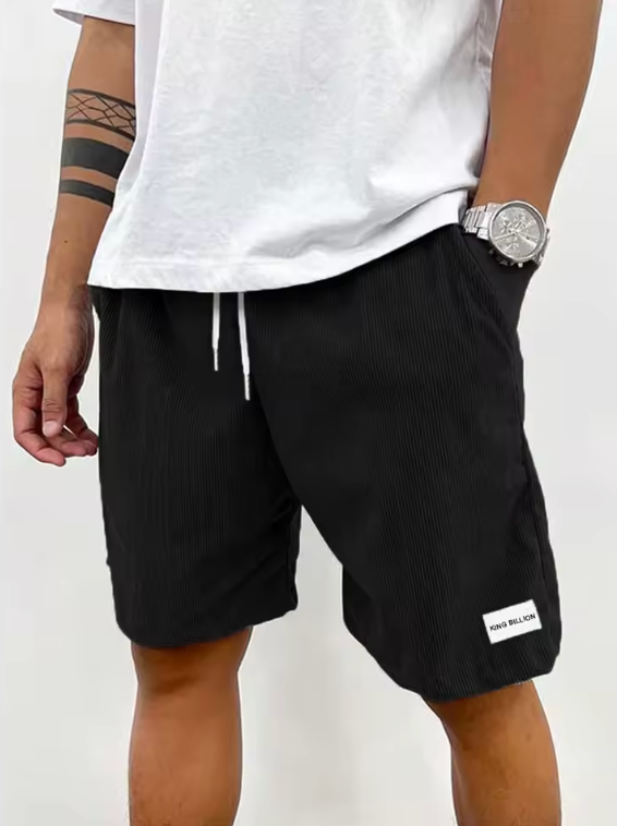 Mens Corduroy Casual Draw String Shorts Classy Chill Style Menswear