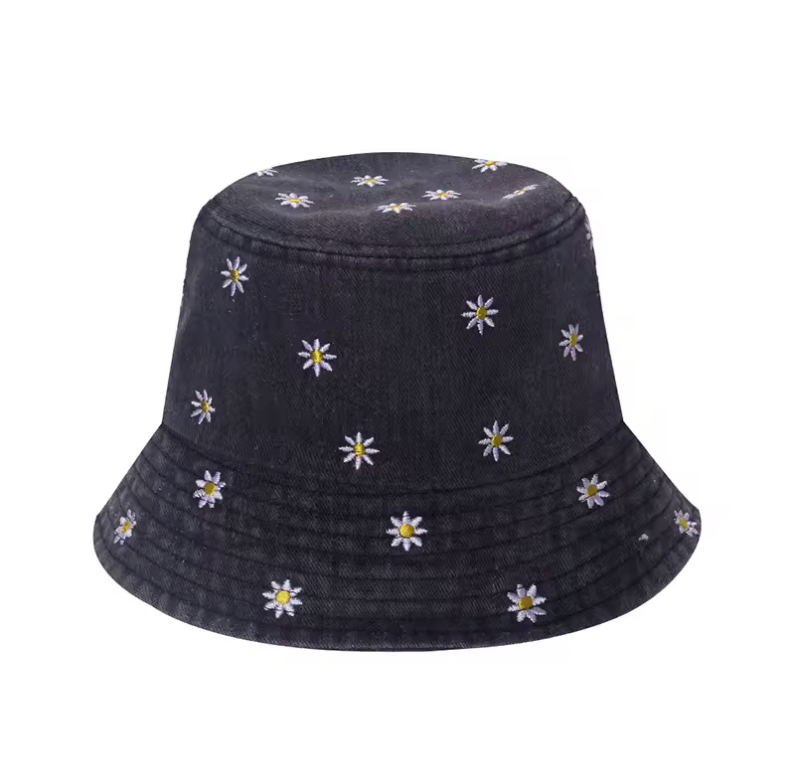 Floral Bucket Hat Cute Summer Garden Style 58cm Hat