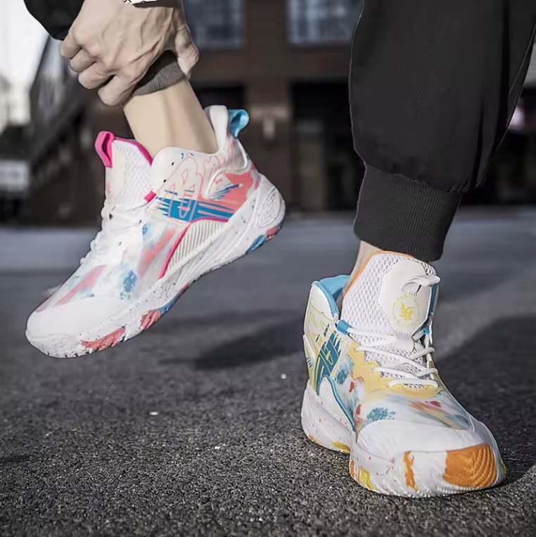 Unisex Basketball Shoes Casual Multicolor Out-Indoor High Performance Sneakers