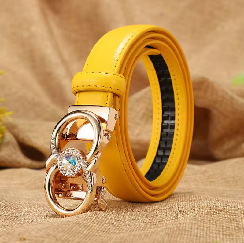 Womens Or Men Genuine Cow Hide Leather Multi Color Fashion Belt