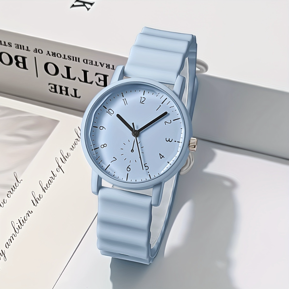 Womens Style Simple Fashion Silicone Elegant Ladies Quartz Watch