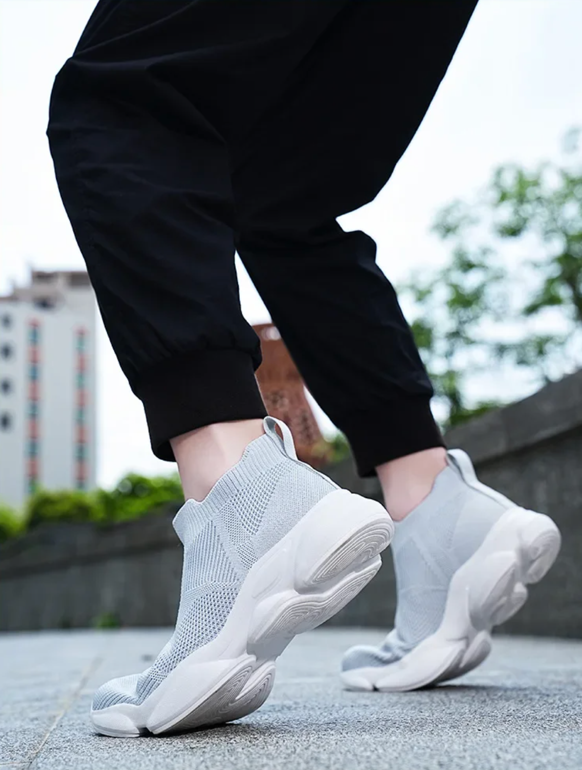 Laceless Slip On High Fashion Designer Modern Theme Shoes Tennis Classy Sneaks