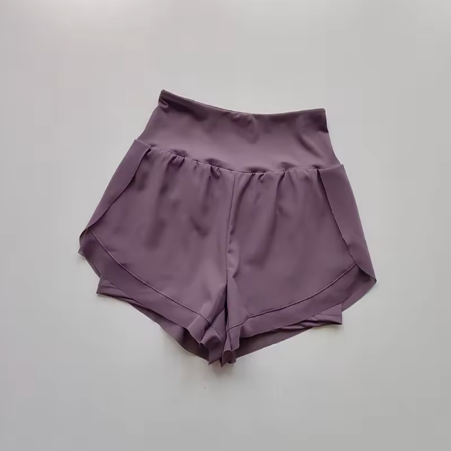 Women's Summer Sports Yoga Shorts Stretch, Breathable Quick Dry With Pocket