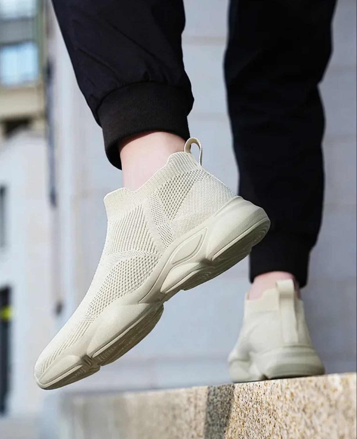 Laceless Slip On High Fashion Designer Modern Theme Shoes Tennis Classy Sneaks