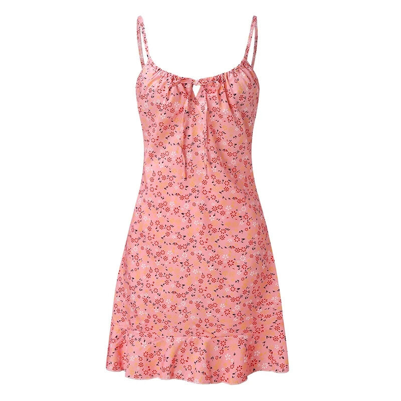 Womens Camisole Sun Dress Casual Beautiful Fabric Dress