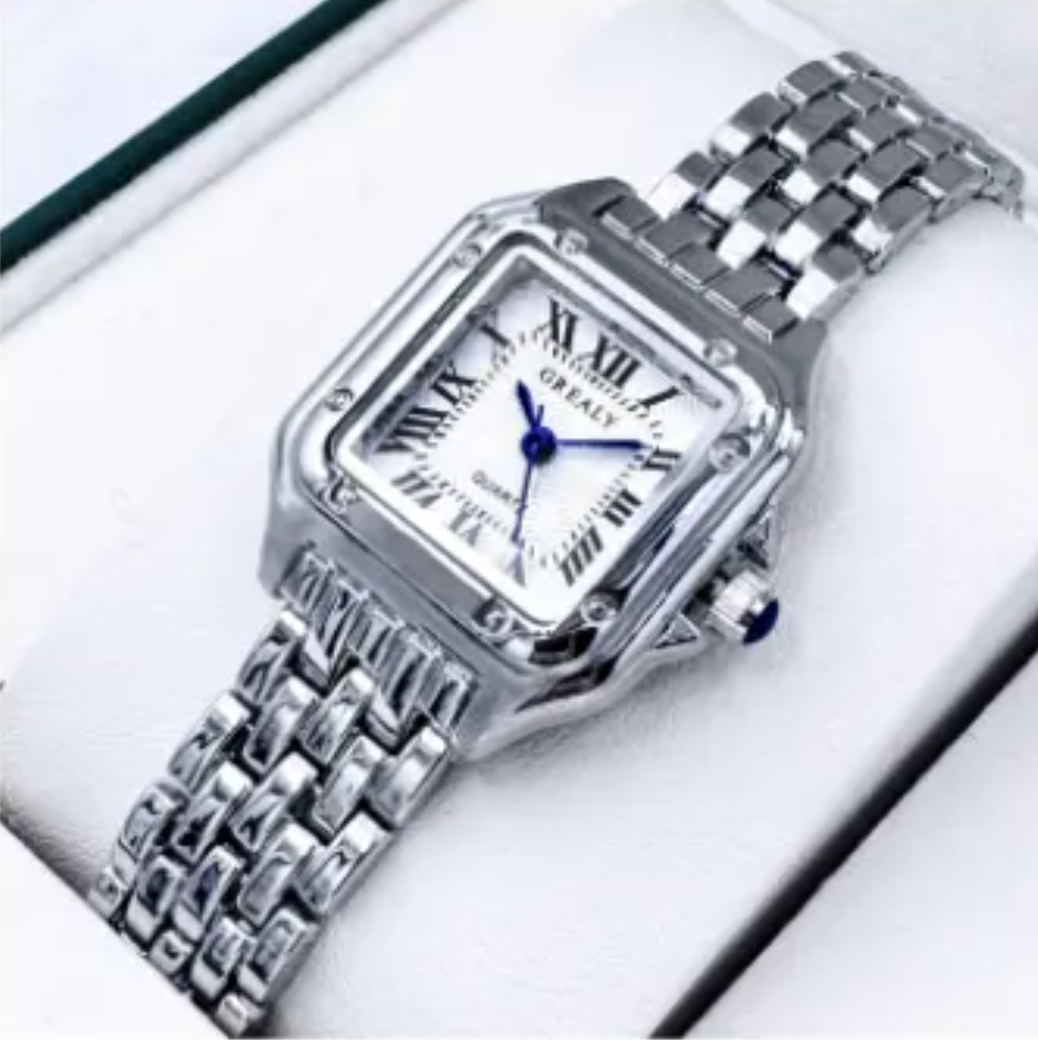 18cm Men Or Womens Luxury Stainless Steel Quartz Grealy Watch