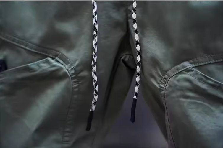 Mens Draw String Jogger Casual Athletic Pants With Scrunched Ankles