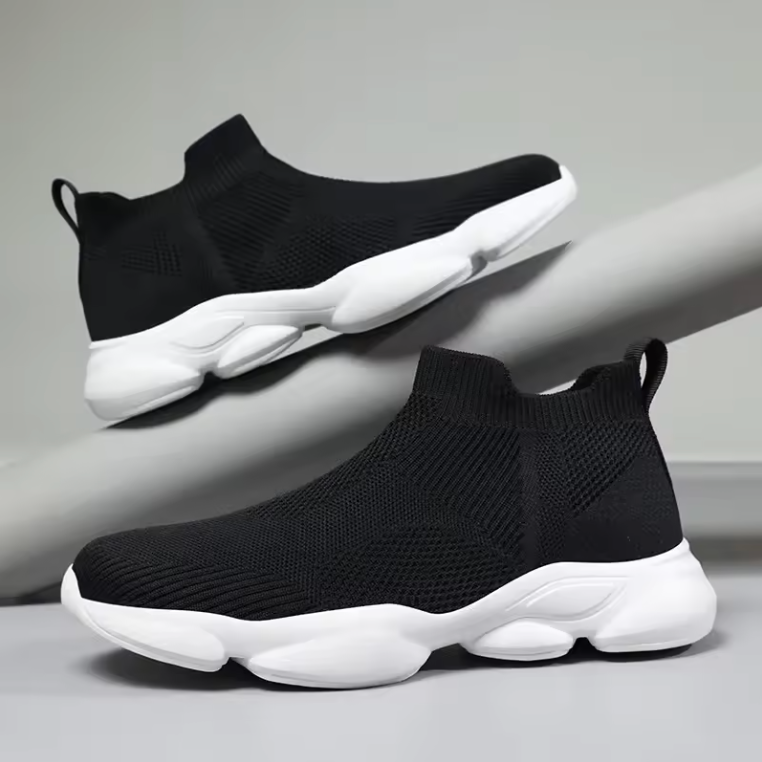 Laceless Slip On High Fashion Designer Modern Theme Shoes Tennis Classy Sneaks