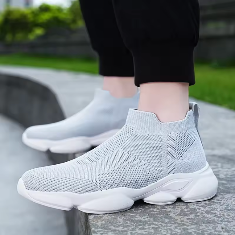 Laceless Slip On High Fashion Designer Modern Theme Shoes Tennis Classy Sneaks