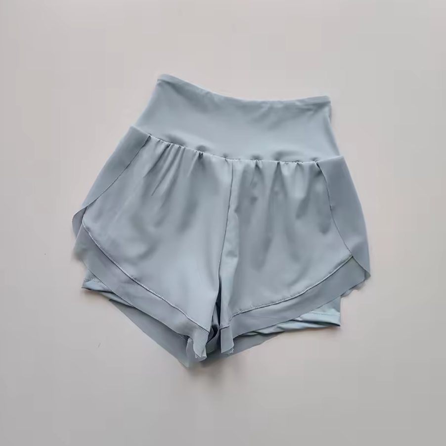 Women's Summer Sports Yoga Shorts Stretch, Breathable Quick Dry With Pocket
