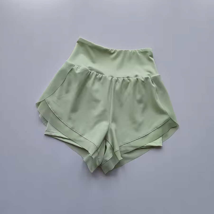 Women's Summer Sports Yoga Shorts Stretch, Breathable Quick Dry With Pocket