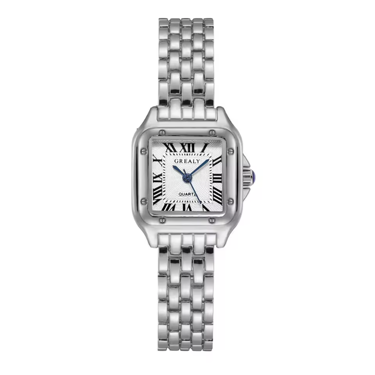18cm Men Or Womens Luxury Stainless Steel Quartz Grealy Watch