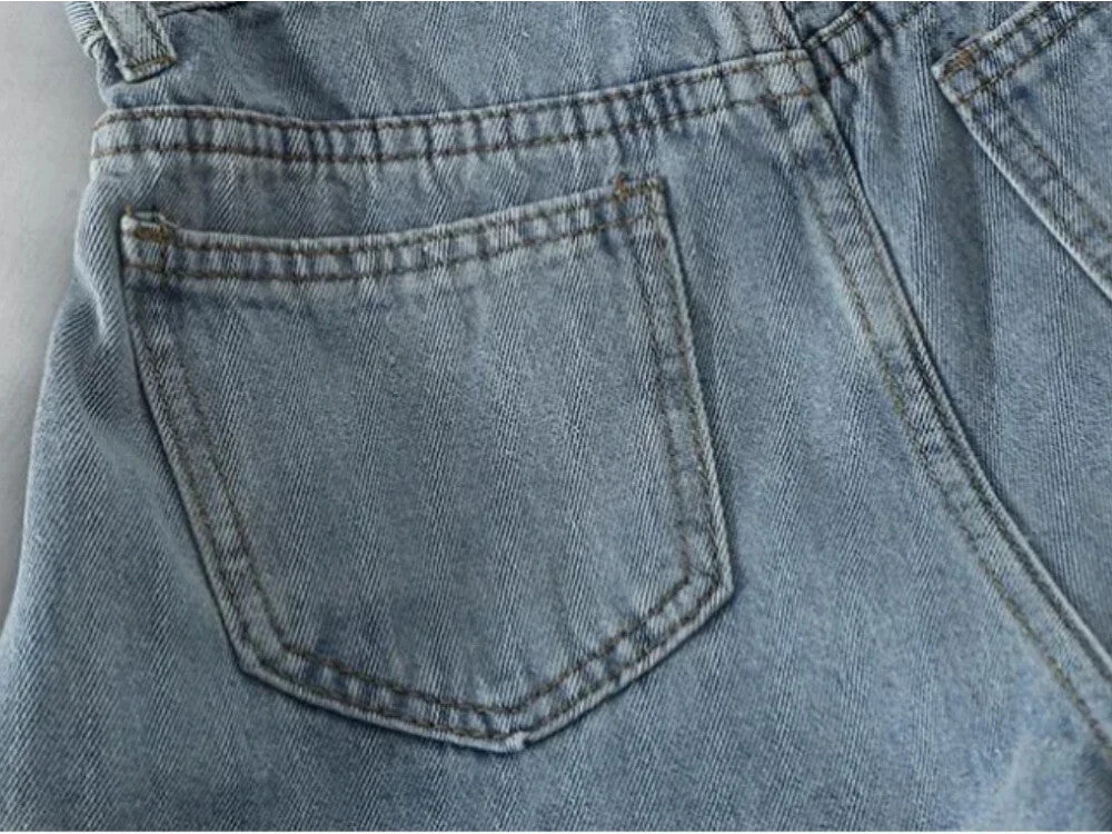 Womens Short Casual Denim Jean Shorts Elastic Stretch Waist For Slight Adjust