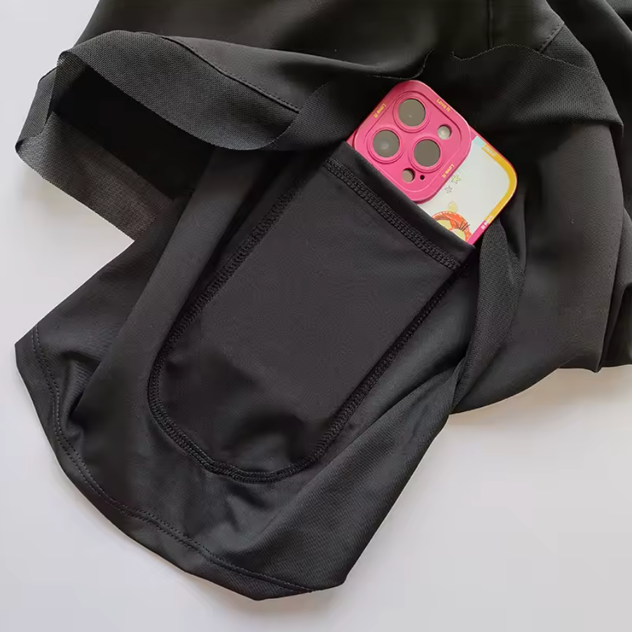Women's Summer Sports Yoga Shorts Stretch, Breathable Quick Dry With Pocket