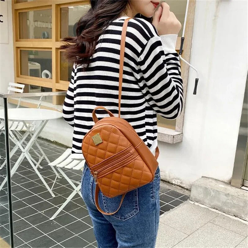Womens Style Mini Bag Backpack Travle Size Fashion Pack