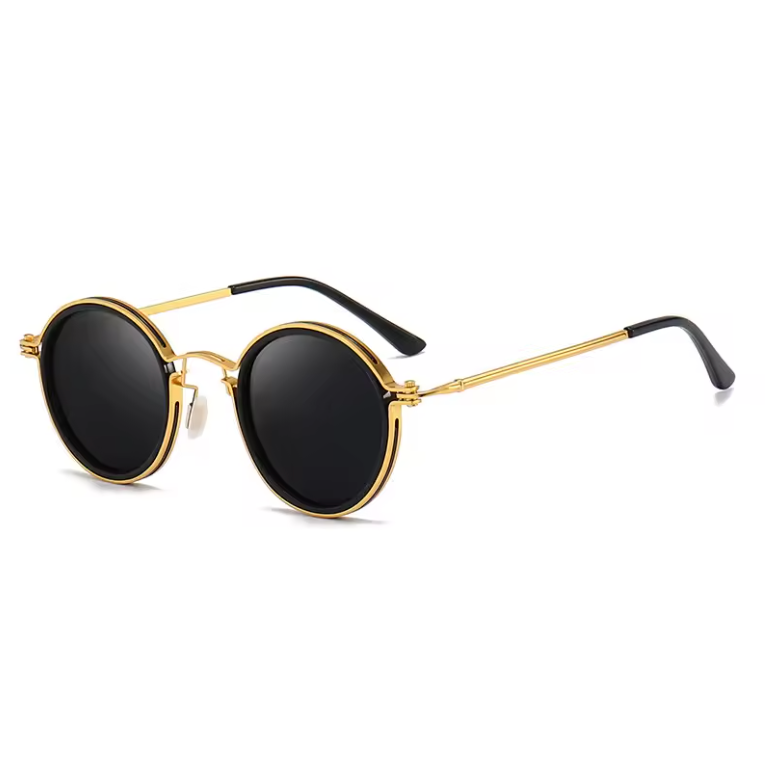 Luxury Fashion Polarized Premium Sunglasses Unisex Style Round Lens Sun Shades